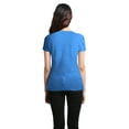 thumbnail image 3 of Shop4Ever Women's Donald Trump 2024 Presidential Election Slim Fit V-Neck T-Shirt Small Heather Royal Blue, 3 of 5