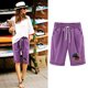 thumbnail image 2 of Pantalones Cortos Casuales para Mujer Día de la Independencia Impreso Elástico de la Cintura, Pantalones Cortos de Verano para Mujeres, 2 of 4