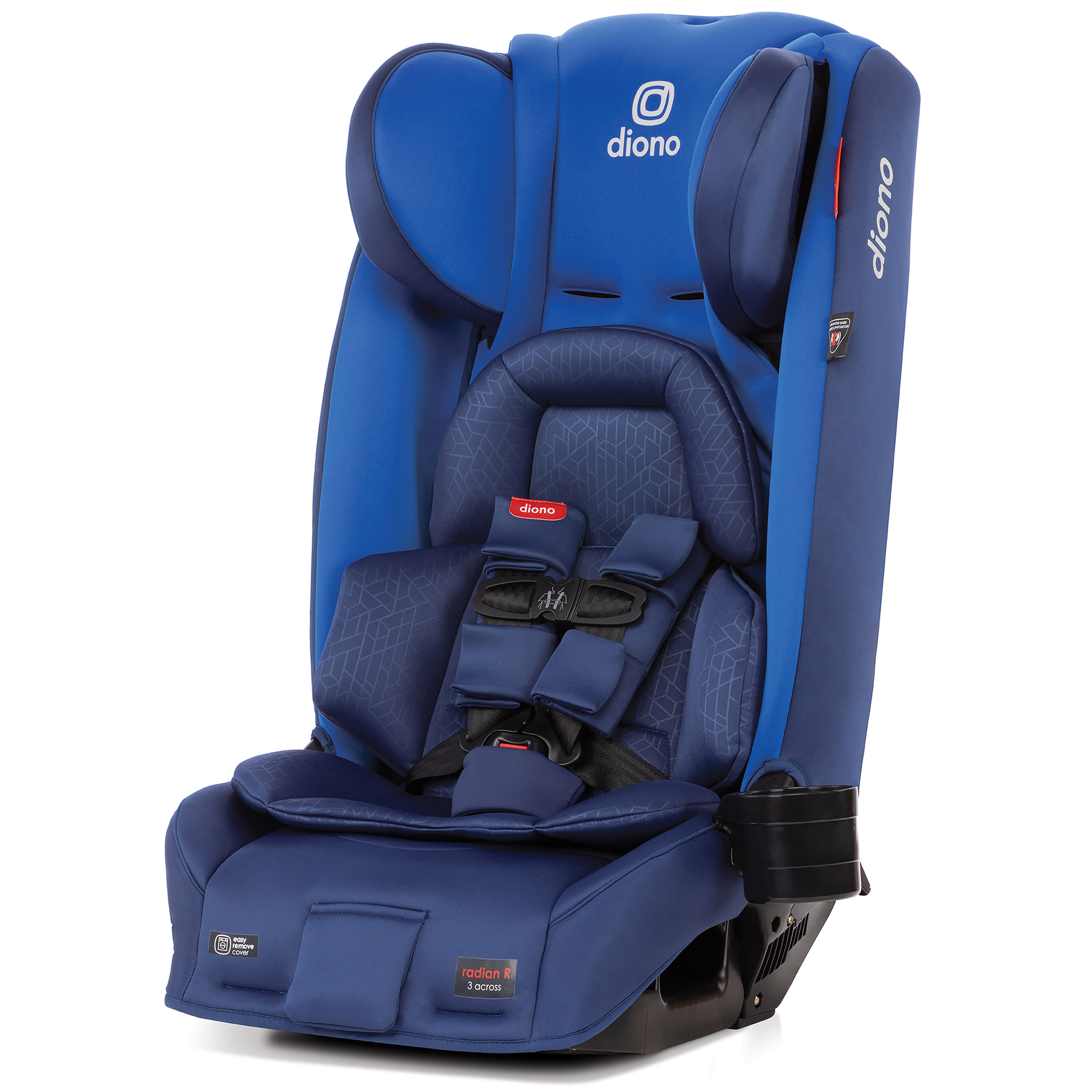 Diono Radian 3RXT All-in-One Convertible Car Seat, Slim Fit 3 Across, Blue