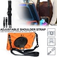 thumbnail image 2 of XYX Case for 10.5 inch Microsoft Surface Go 3 2021/Surface Go 2 2020 with 360 Degree Rotating, Hand Strap, Shoulder Strap, Orange, 2 of 7