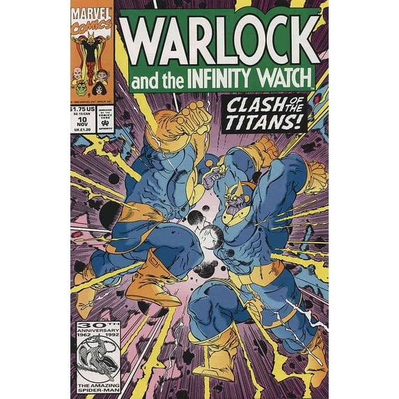 Warlock and the Infinity Watch #10 VF ; Marvel Comic Book