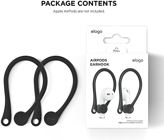 Compatible with Apple AirPods 1 /& 2 Lightweight Long-Lasting Comfort White for Apple AirPods 1 /& 2 elago AirPods EarHook