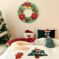 thumbnail image 5 of Hometravel Three Dimensional Paper Wreath, Christmas Rattan Flower Door Hanging Decor, Shopping Mall Hotel Window Display for Seasonal Scene, 5 of 6