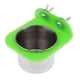 thumbnail image 4 of Jaula de acero inoxidable y acrílico para loros, comedero y bebedero para agapornis conure. S, 4 of 9