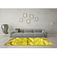thumbnail image 3 of Ahgly Company Machine Washable Indoor Rectangle Abstract Yellow Modern Area Rugs, 8' x 10', 3 of 4
