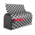 thumbnail image 3 of Yiaed Checkerboard With Snowflake 1 Print Mailbox Covers, Magnetic Mailbox Cover, Mail Box Covers for Garden Outdoor Decor Box Covers-21x18 in, 3 of 8