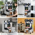 thumbnail image 2 of ROVSUN Cup Sealing Machine, Fully Automatic Cup Sealer Machine, Electric Cup Sealing Machine with LCD Intelligent Display for Bubble Milk Tea Coffee, 500-650 Cups/H, 88/89/90/95 mm Cup, Black, 2 of 15