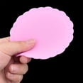 thumbnail image 4 of Juego de 6 posavasos de silicona redondos antideslizantes y resistentes al calor para teteras y tazas, color rosa, 4 of 4