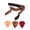 Sapele, variant on Rupoun Aluminum Alloy Wood Color Trigger Guitar Capo for 6-String Acoustic Folk and Electric Guitars, Includes 3 Random Color Picks, Sapele Finish, Fast Key Changes, Essential Musical Accessory