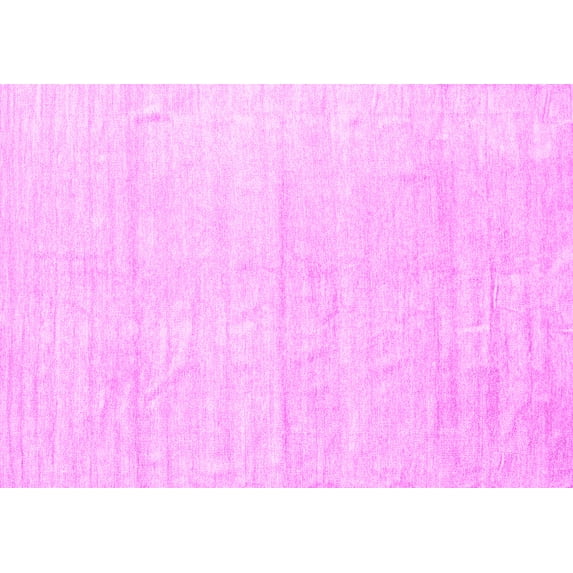 Ahgly Company Indoor Rectangle Solid Pink Modern Area Rugs, 2' x 5'