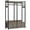 Gray, variant on Tribesigns Heavy Duty Clothes Rack Freestanding Clothing Storage, Rustic Brown