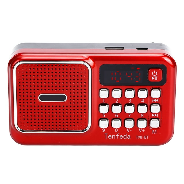 Radio AM de Onda Corta Radio AM con Batería Radio Portátil AM con Batería Radio Compacta con Reproductor de MP3 para Oficina en Casa ANGGREK Otros