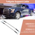 thumbnail image 2 of No. FL3Z9943053A/FL3Z9943052A Cable de soporte de la puerta trasera para Ford F-150 F150 2015 2016 2017 2018 2019 2020 2021 2022 2023 Cable de elevación de la puerta trasera, 2 of 7