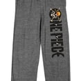 thumbnail image 2 of Pantalones de Pijama para Hombre Bioworld One Piece Logo Gris Jaspeado, 2 of 4