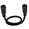 thumbnail image 4 of 5.5mmx 2.1mm Female To Female Round Dc Power Cord Extension Cable 12v 20cm, 4 of 5