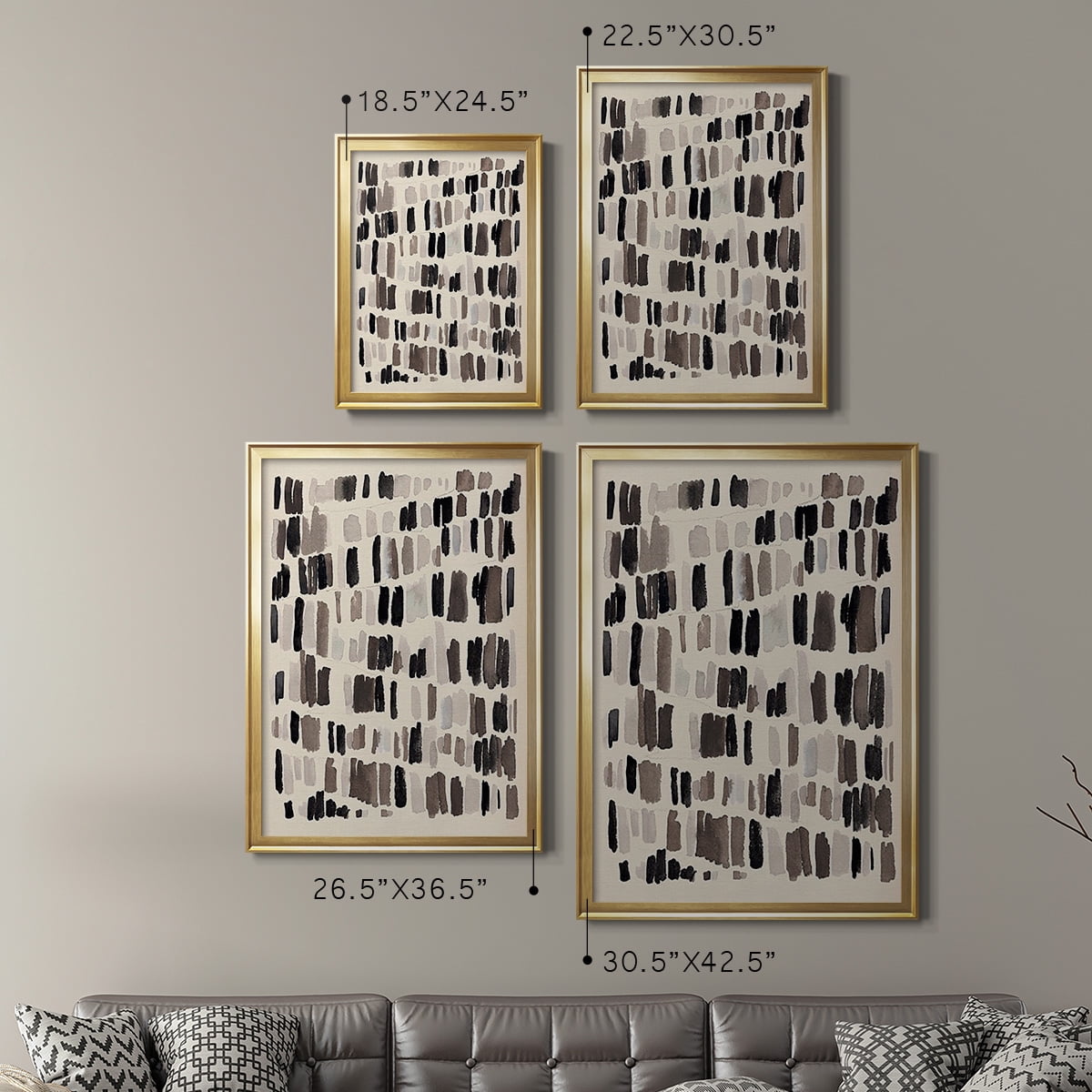 Chalk and Flint I Premium Framed Print, in Gold, Black, or Silver - Ready to Hang