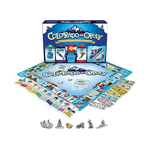 Late for the Sky Colorado-Opoly Strategy Board Game, Children 8  years