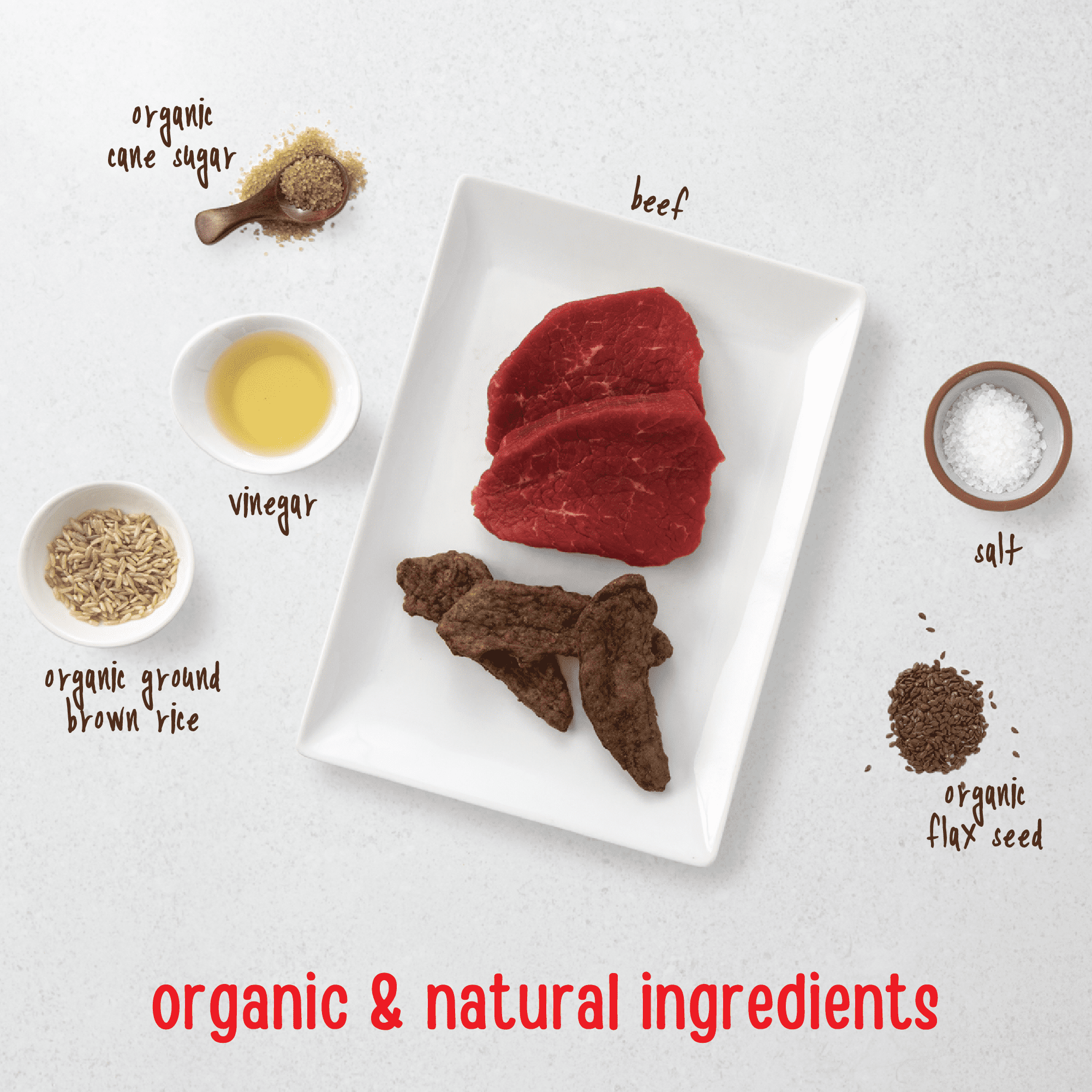 Full Moon Organic Human Grade Dog Treats, Beef Jerky, 14 Oz.