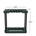 thumbnail image 2 of Garden Tool Organizer - Portable Rolling Utility Rack with Wheels Holds 40 Yard Tools - Garage Organizers and Storage Home Essentials by Stalwart, 2 of 7