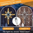 thumbnail image 4 of Luces colgantes con forma de estrella de Navidad Wettal 28 Bethlehem Star LED, 4 of 7