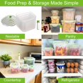 thumbnail image 4 of HOMEZY-US 11 piece Vacuum Seal Food Storage Containers with Vacuum Pump, Airtight and Leak Proof, Vacuum Sealed Food Storage Containers, Meal Prep Containers, Keep Food Fresh up to 5 X Longer, 4 of 15