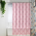 thumbnail image 4 of Shower Curtain Waterproof Polyester, 72"x72",Classical Damask Floral Patternss Curtain for Bathroom Showers and Bathtubs Include Hooks, 4 of 6