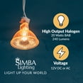 thumbnail image 5 of Simba Lighting Halogen MR16 12V 20W Bulbs GU5.3 2-Pin BAB Cover Glass, 10-Pack, 5 of 11