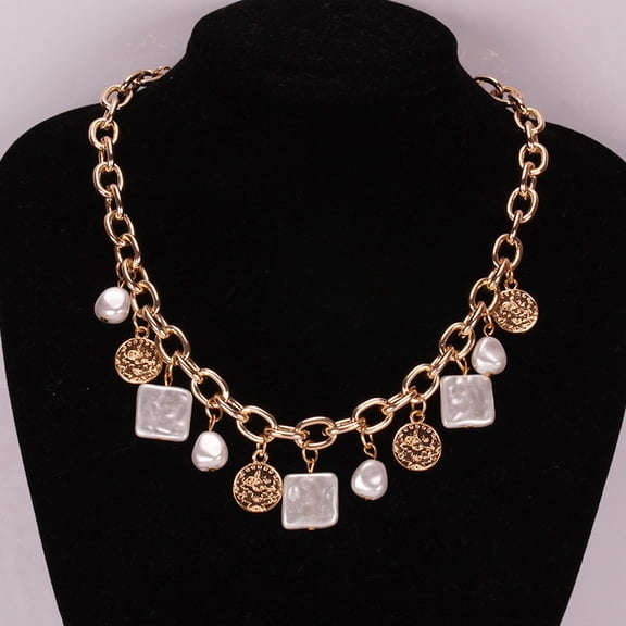 Unique Vintage Baroque Imitation Pearl Necklace for Women - 2024 New Design Clavicle Chain Sweater Necklace