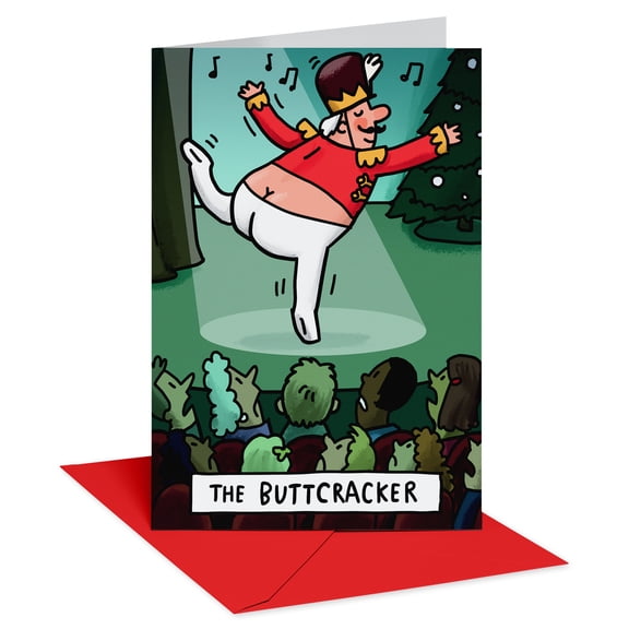 American Greetings Christmas Card (The Buttcracker)