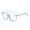 Light Blue, variant on Blue Light Glasses Men Women Transparent Blue Light Blocking Computer Glasses Anti Eyestrain Lightweight Clear Frame