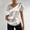 White, variant on V Neck Blouses For Womens Satin Silk Cap Sleeve Side Ruched Slim Shirts Layering Casual Tops Wine XL