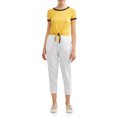 thumbnail image 2 of Juniors' Linen Pocket Skinny Trouser Pant, 2 of 4