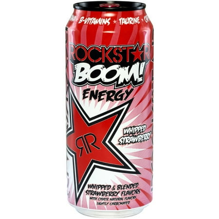 Rockstar Boom! Whipped Strawberry Energy Drink