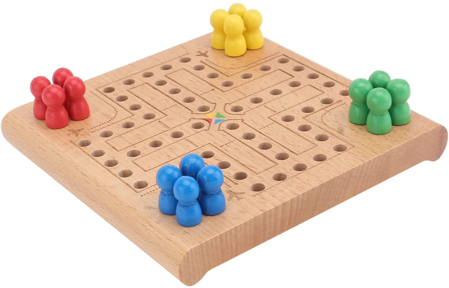 Family Indoor/Outdoor Playtime Fun Activity Traditional Luxury Ludo Board Game 
