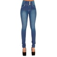 thumbnail image 2 of Ketyyh-chn99 Women's Casual Jeans High Waisted Yoga Pants with Pockets 2023 Blue,XL, 2 of 5