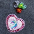 thumbnail image 4 of Bangcool 24PCS Applique Patch Sequin Animal Heart Shape Sew on Patch DIY Craft Patch, 4 of 7
