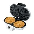 thumbnail image 1 of HLONK 1000W Waffle Maker with Non-Stick Plate Double Heart Waffle Iron Stainless Steel Housing Waffle Iron Machine for Home Breakfast, 1 of 9