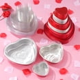 thumbnail image 4 of moldes para pasteles de corazón de aluminio con tapas, tazas desechables para hornear de corazón, 4 of 4