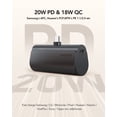 thumbnail image 4 of Cargadores portátiles VEGER 5000 mAh USB C Fast Charge, 2 paquetes, 4 of 9
