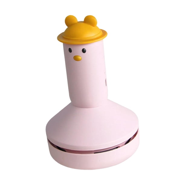 Aspirador de mano Equipo de limpieza USB Desmontable Recargable Succión grande rosa con orejas Macarena Aspirador de mano