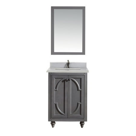 Allen Roth Kingscote Espresso Vanity With White Engineered Stone Allen Roth Kingscote Espresso Vanity
