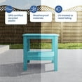 thumbnail image 7 of Krikacy Adirondack End Table Set of 2, Double-Tiered HIPS All-Weather End Table for Porch Deck,Teal, 7 of 7