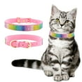 thumbnail image 2 of asddcavvf 3 Adjustable Sizes Color Rhinestone Collars with Tie Girls Cat Collar with Metal Buckle Adjustable Leopard Bow Tie Dog Science Diet Large Breed Puppy Can Bow Tie for Cats Breakaway, 2 of 3
