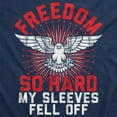 thumbnail image 2 of Mens Fitness Tank Freedom so Hard My Sleeves Fell Off Tanktop Funny USA 4th of July Shirt, 2 of 6