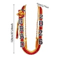 thumbnail image 3 of BotaniNest Double Layer Graduation Ribbon Ribbon Belt Honorary Rope Hand Woven Graduation Ribbon Graduation Sash Graduates' Commemorative, 3 of 6
