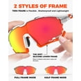 thumbnail image 3 of VICTGOAL Cycling Sunglasses for Men Women with Polarized and Photochromic 2 Lenses,UV400 Clear Road Bike Running Sports Goggles, 3 of 7