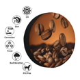 thumbnail image 4 of Zufioo Coffee Beans Print Car Tire Dust Cover, Adjustable Tire Protector Cover Anti-UV, Car Accessories for Trucks, SUVs, Vans-16 inch, 4 of 6