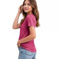 thumbnail image 3 of Juslio Girls Sequin Shirts Comfortable Breathable Crew Neck, Casual Short Sleeved Tops T Shirts Sizes 2-18, 3 of 8