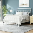 thumbnail image 6 of Hillsdale Furniture Kirkwood Classic Metal Queen Bed with Frame, Soft White, 6 of 14