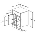 thumbnail image 2 of Pemberly Row Contemporary Metal Printer Stand in Pure White Finish, 2 of 2